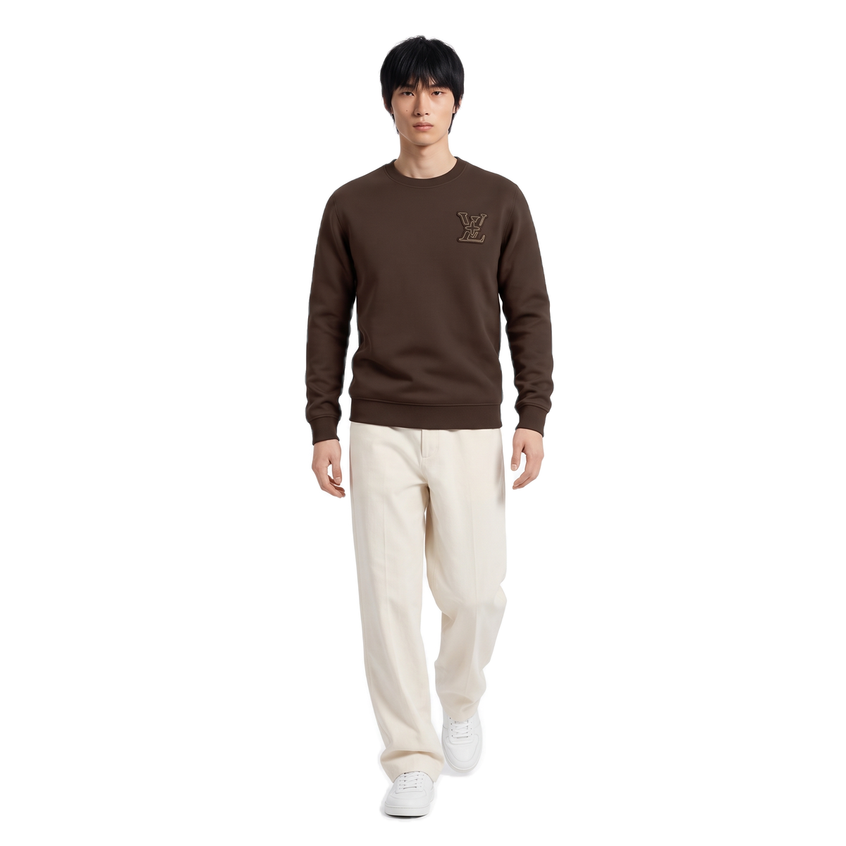 Louis Vuitton brown monogram patch sweatshirt, photo 2