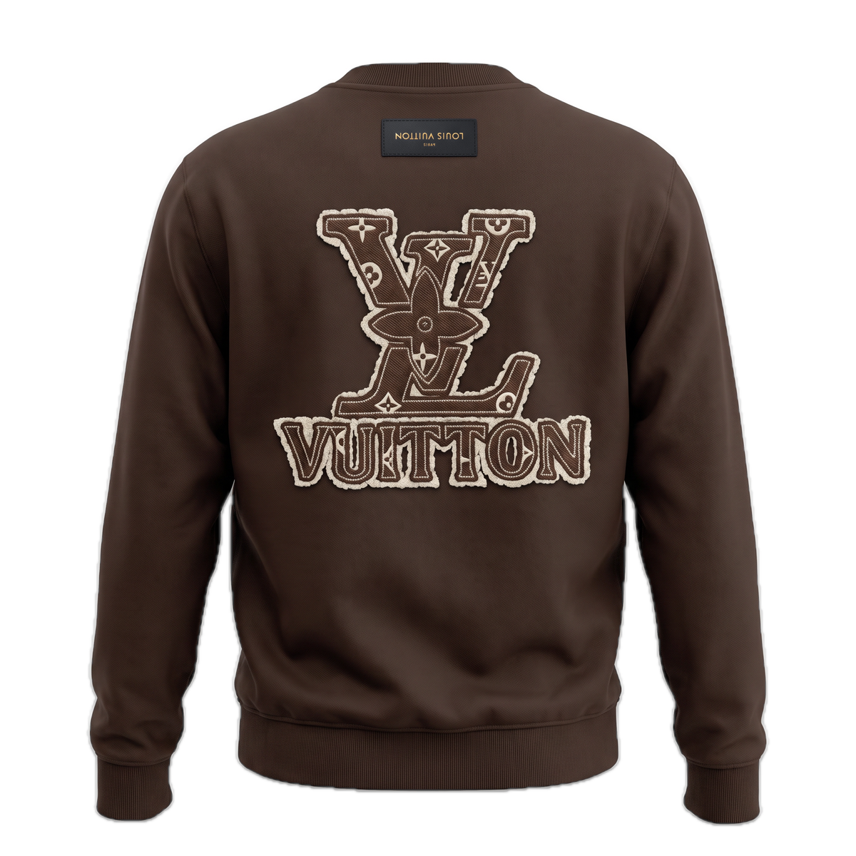 Louis Vuitton brown monogram patch sweatshirt, photo 3