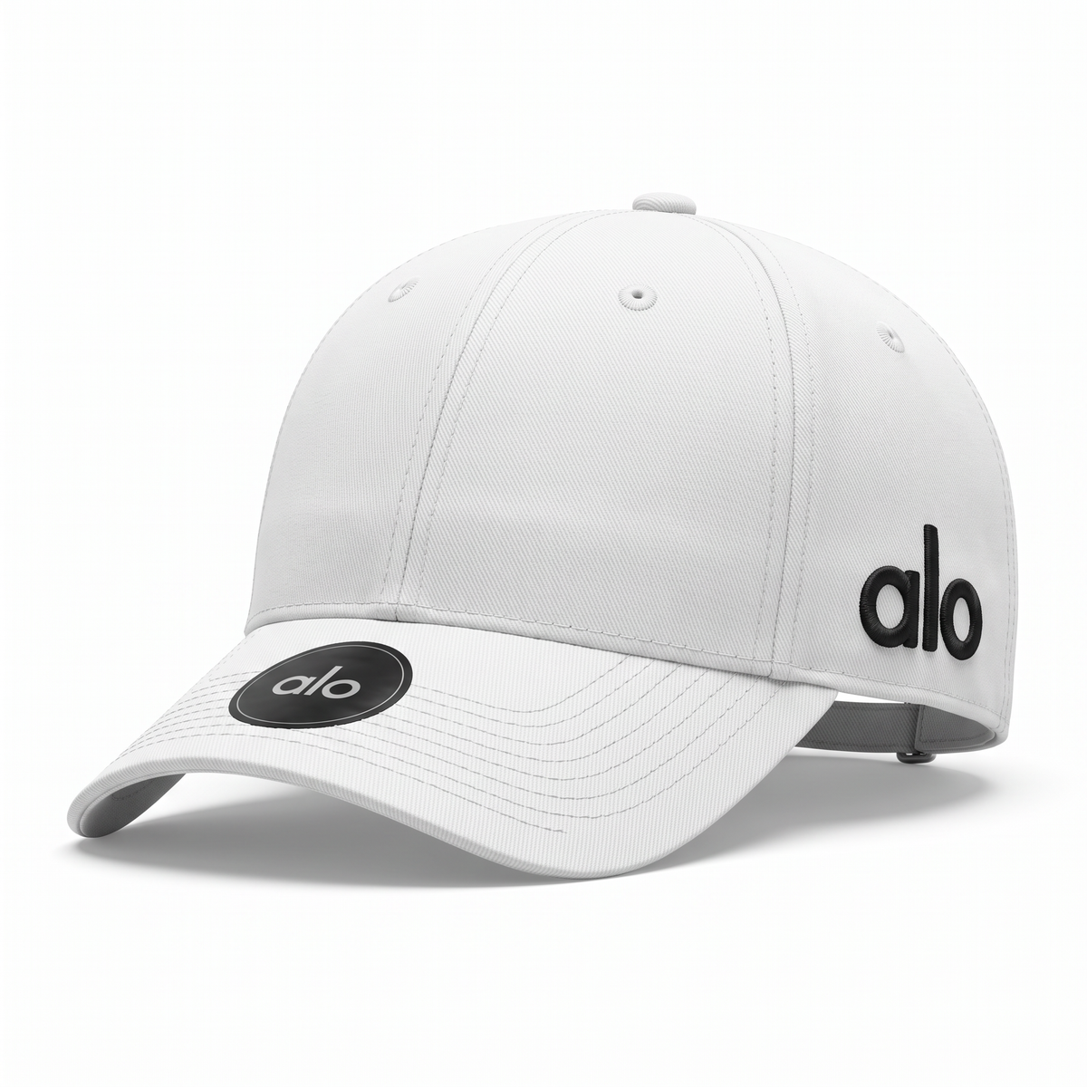 Alo Cap, white, side logo