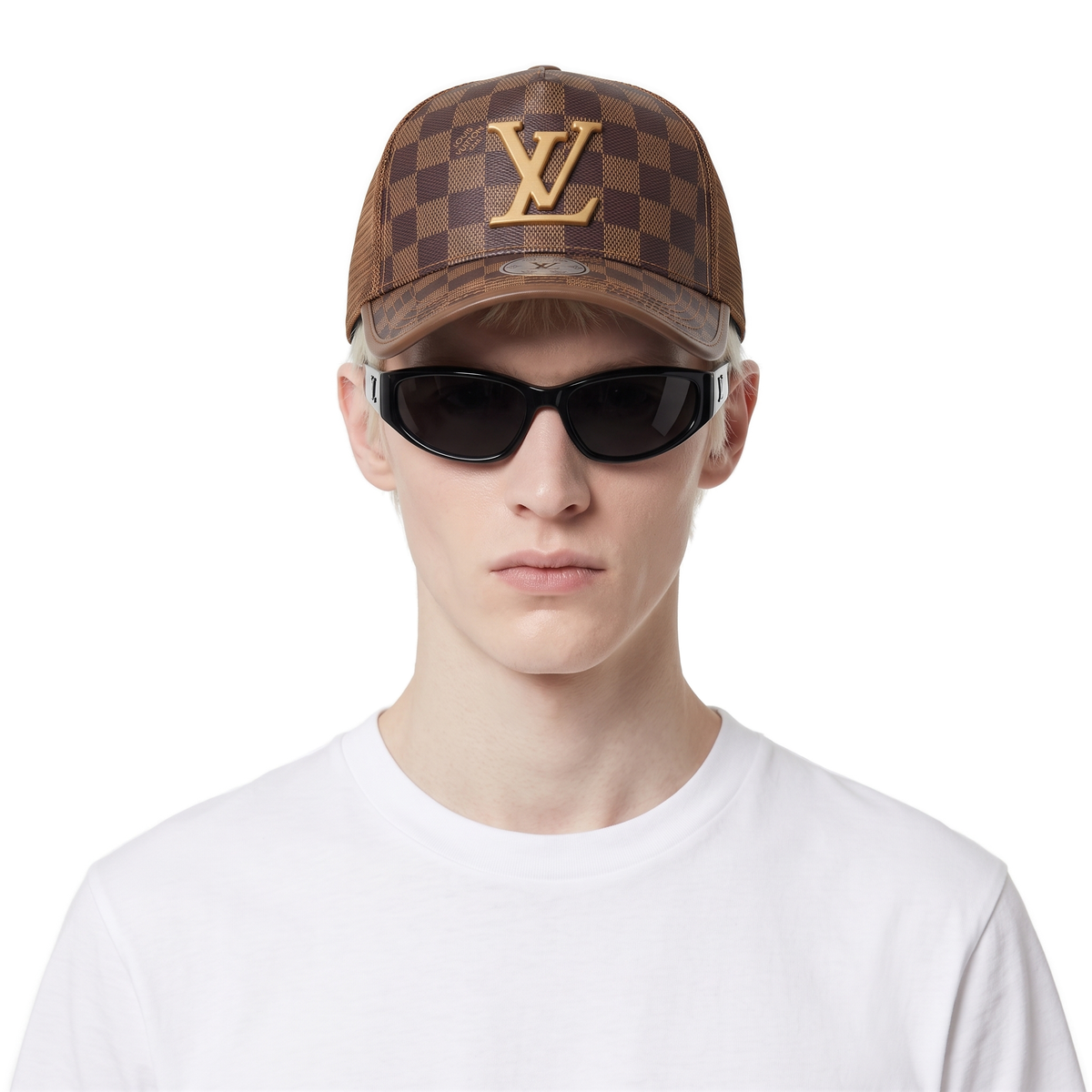 Louis Vuitton Cap, brown Damier trucker, photo 2