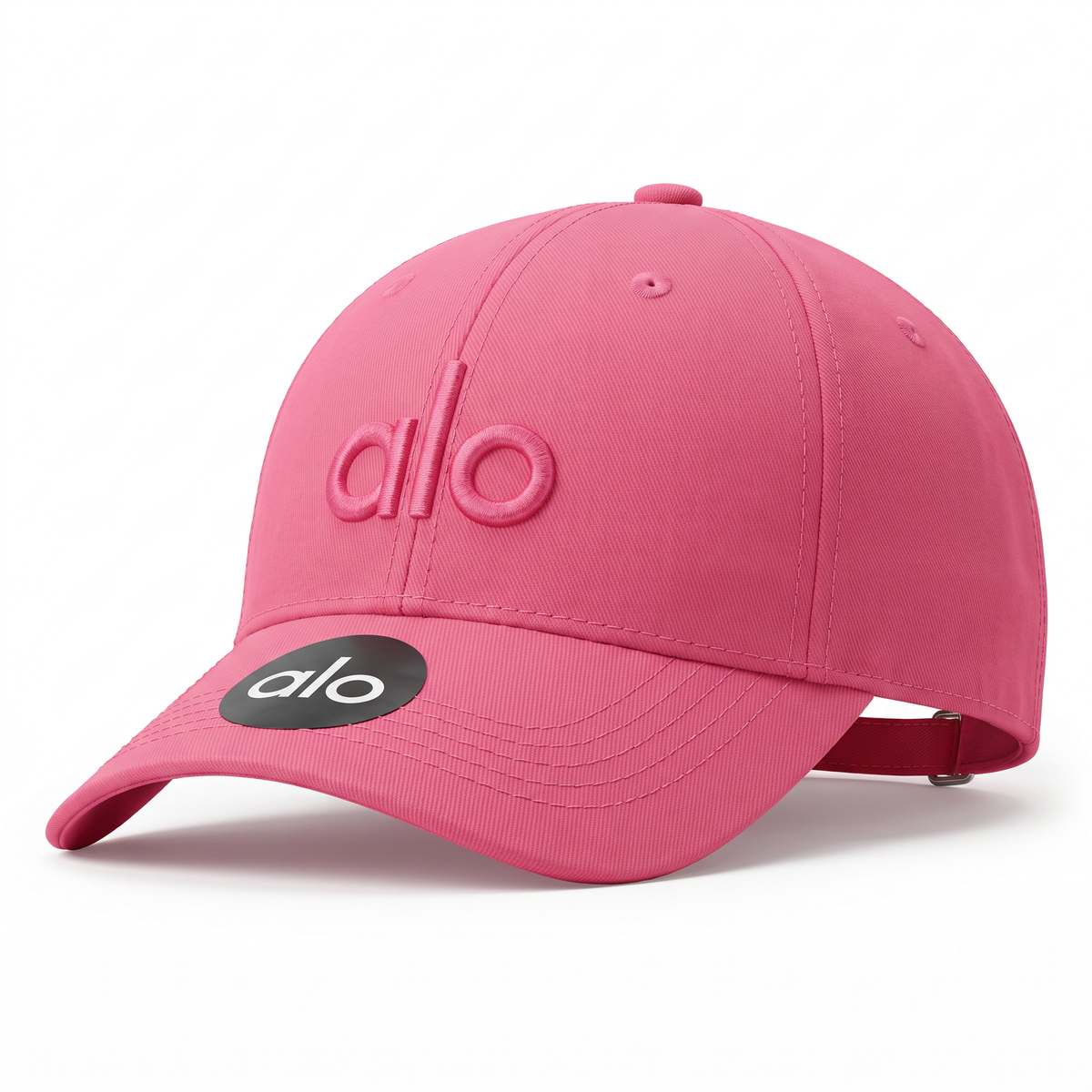 Alo Cap, hot pink, tonal logo