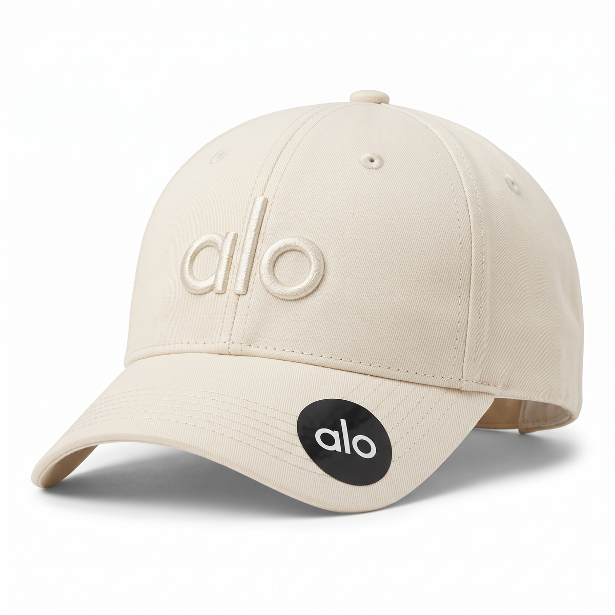 Alo Cap, cream, tonal logo