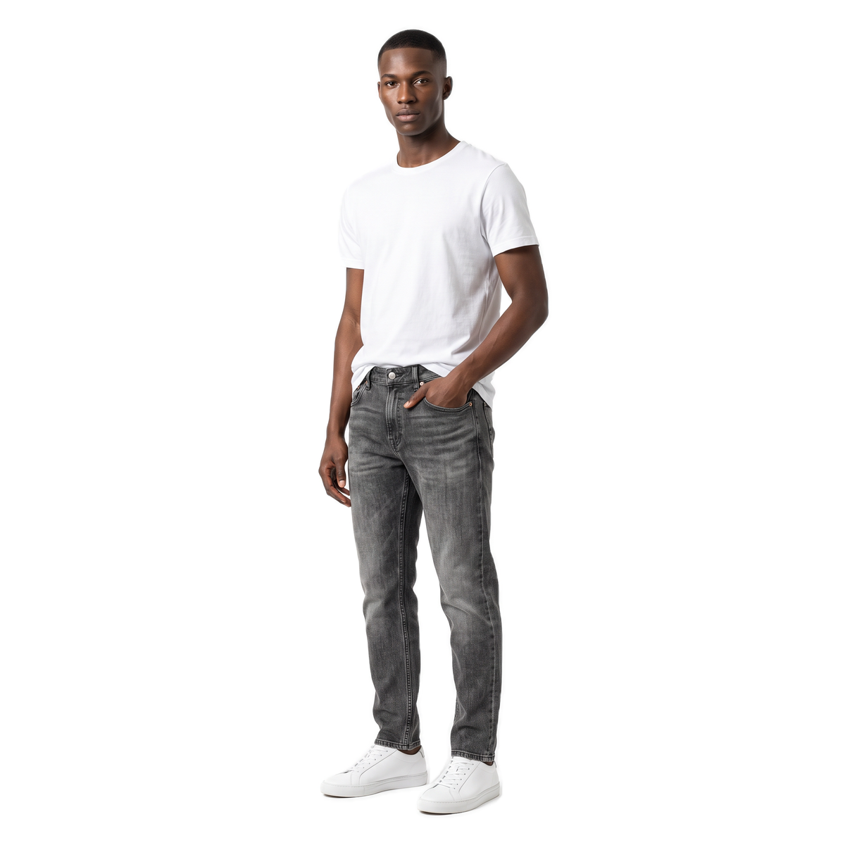Tommy Hilfiger washed grey jeans, photo 2