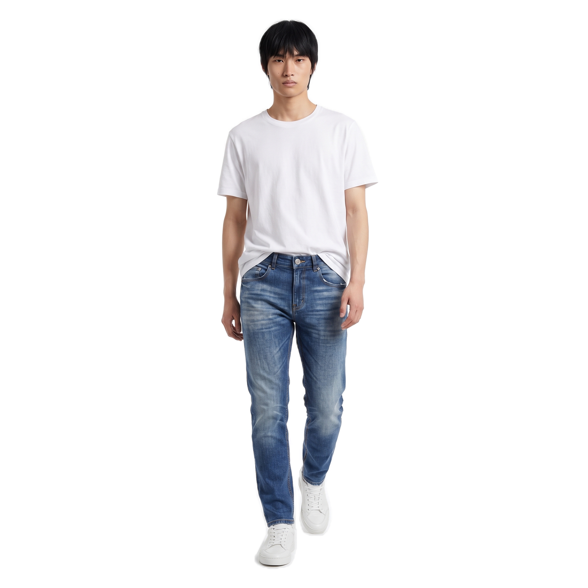 Gucci mid blue faded jeans, photo 2