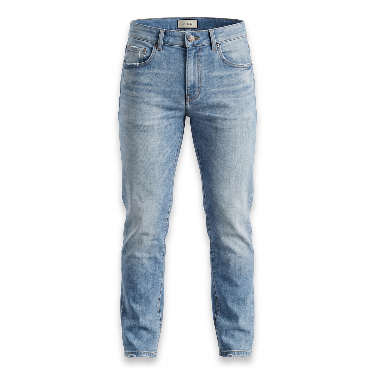 Gucci light blue wash jeans