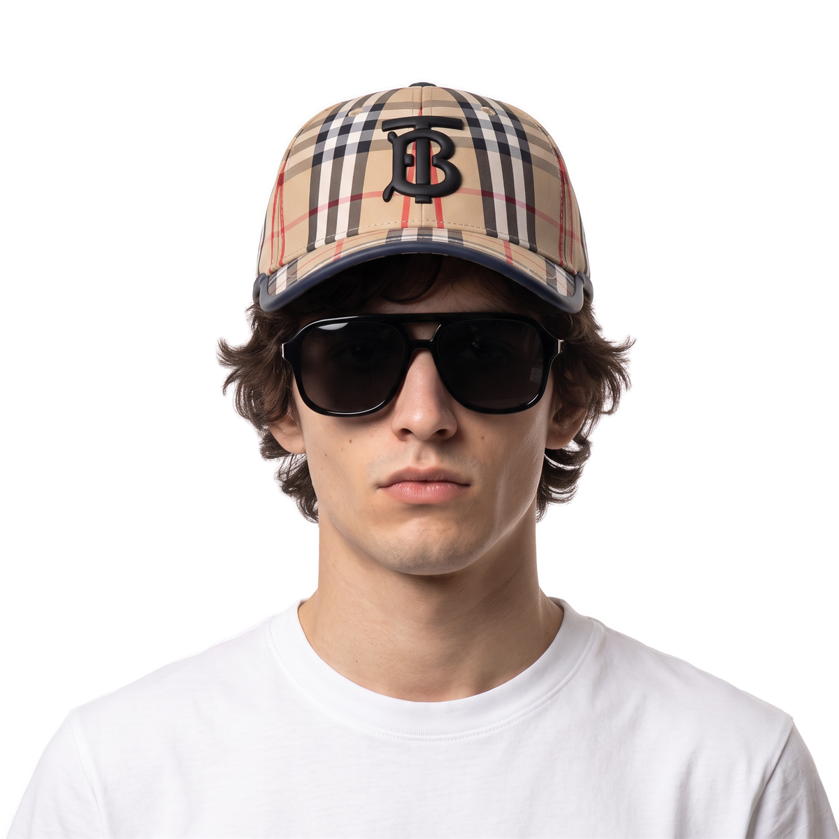 Burberry Cap — model photo