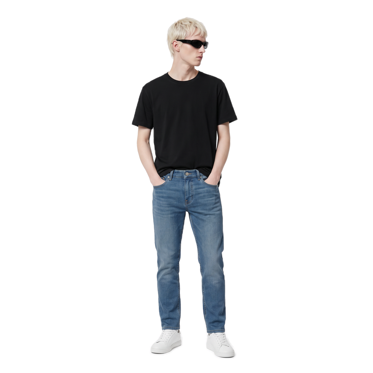 Louis Vuitton Slim-fit Jeans — model photo