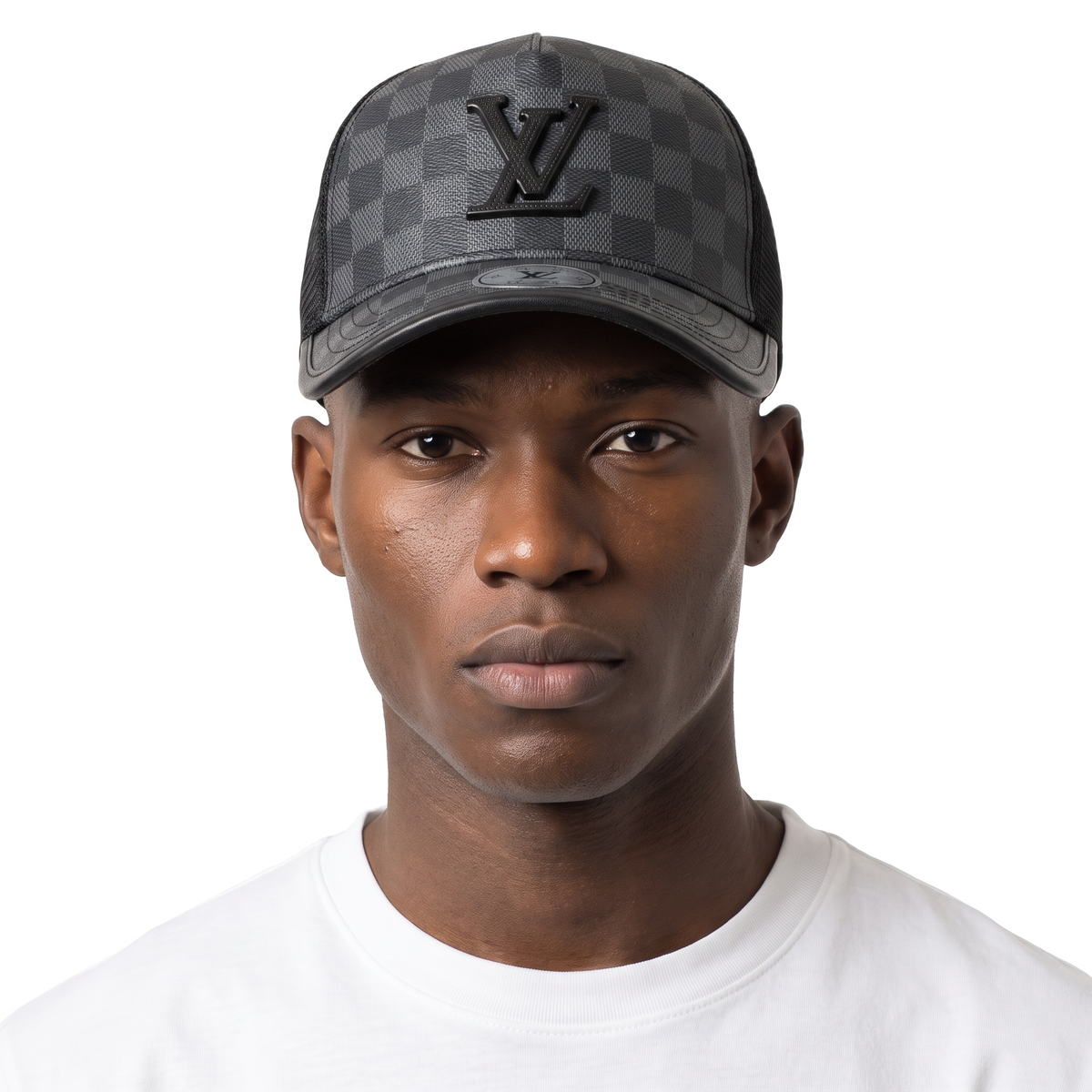 Louis Vuitton Cap — model photo