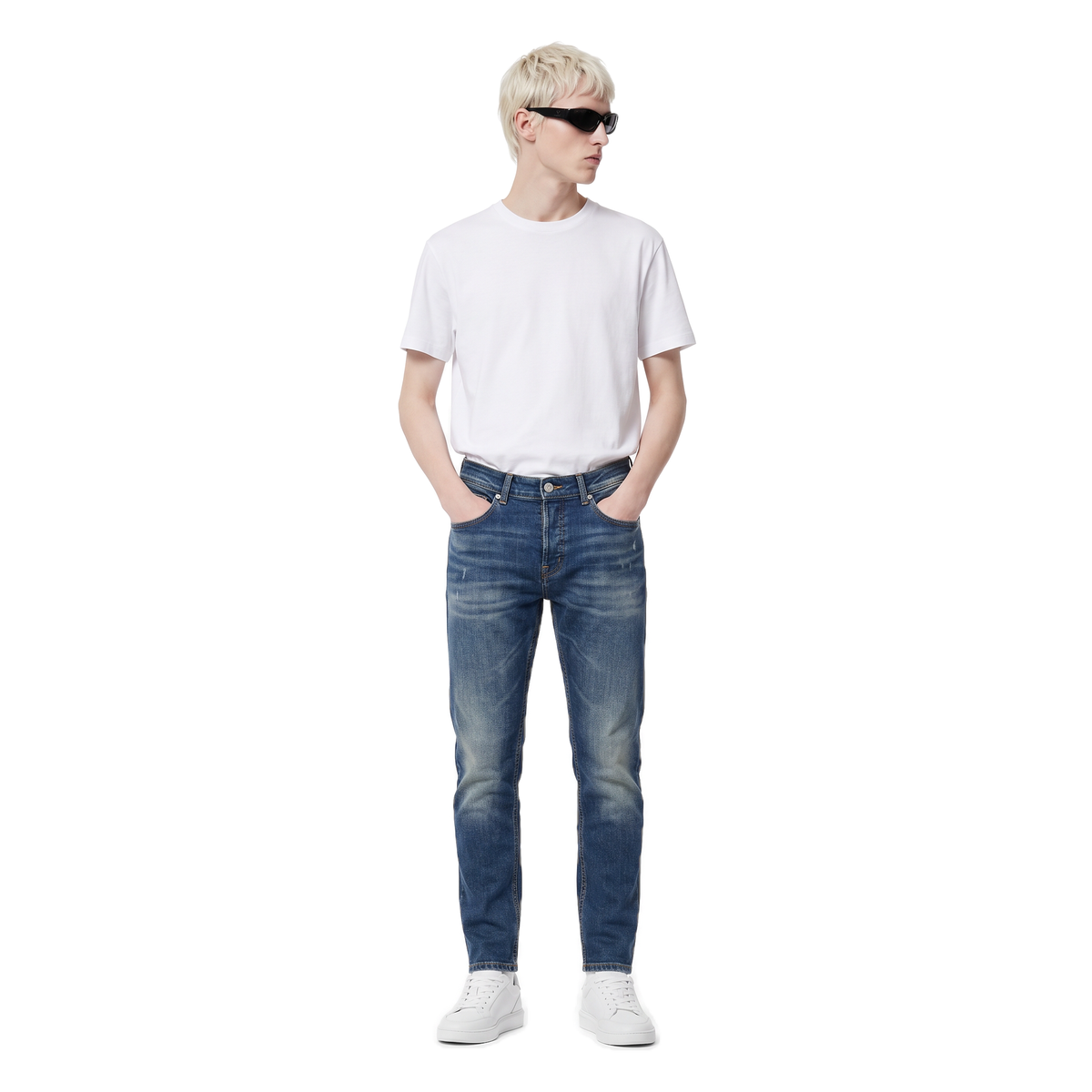 Louis Vuitton Slim-fit Jeans — model photo