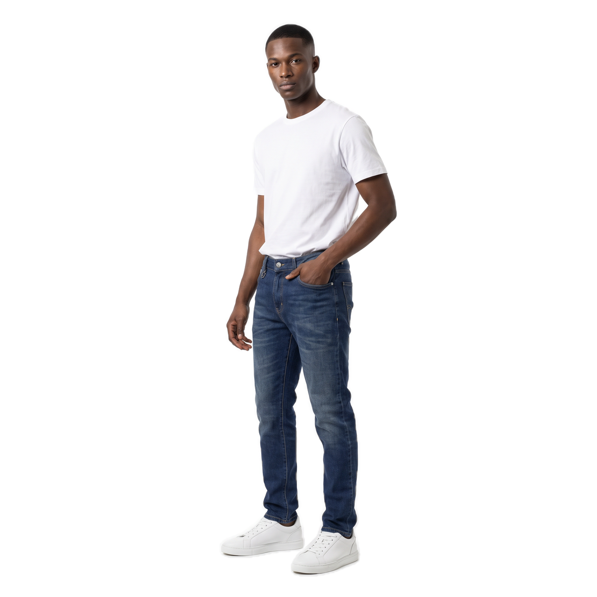 Louis Vuitton Straight-fit Jeans — model photo
