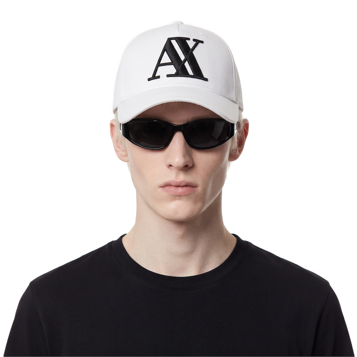 Armani Cap — model photo
