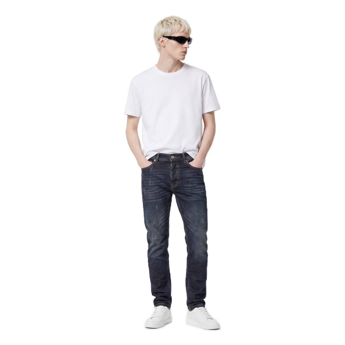 Louis Vuitton Slim-fit Jeans — model photo