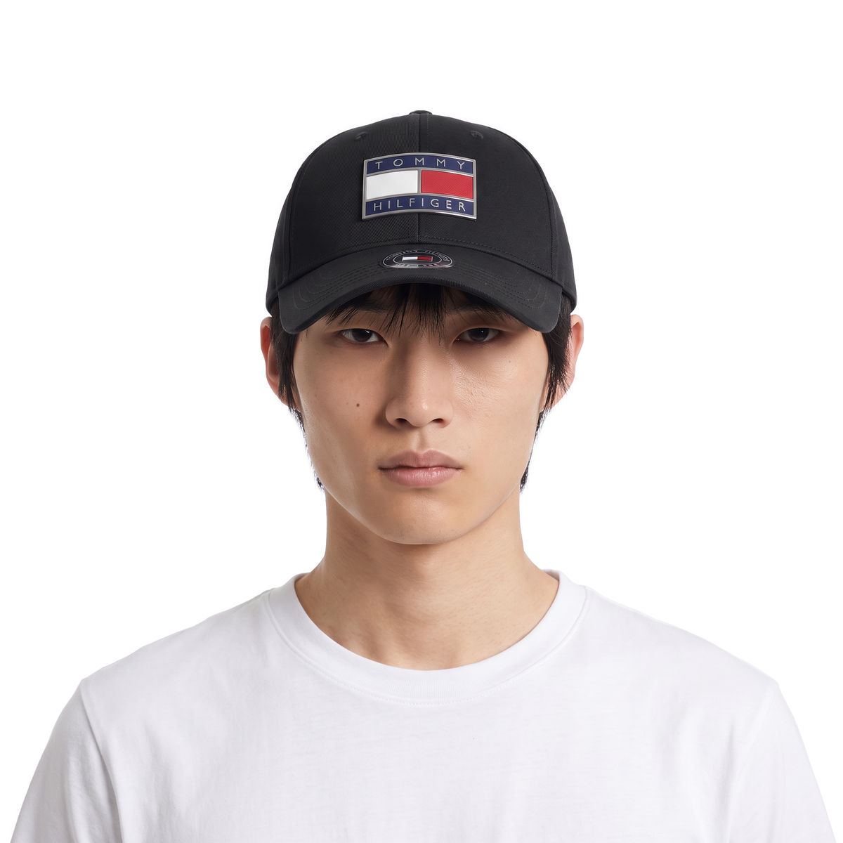 Tommy Hilfiger Cap, black flag logo, photo 2