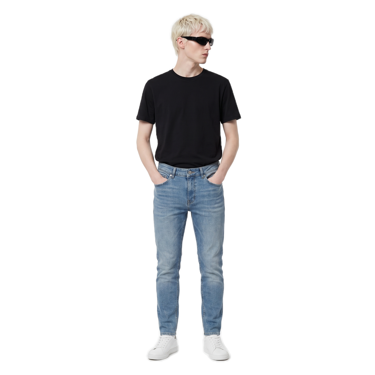 Louis Vuitton Slim-fit Jeans — model photo