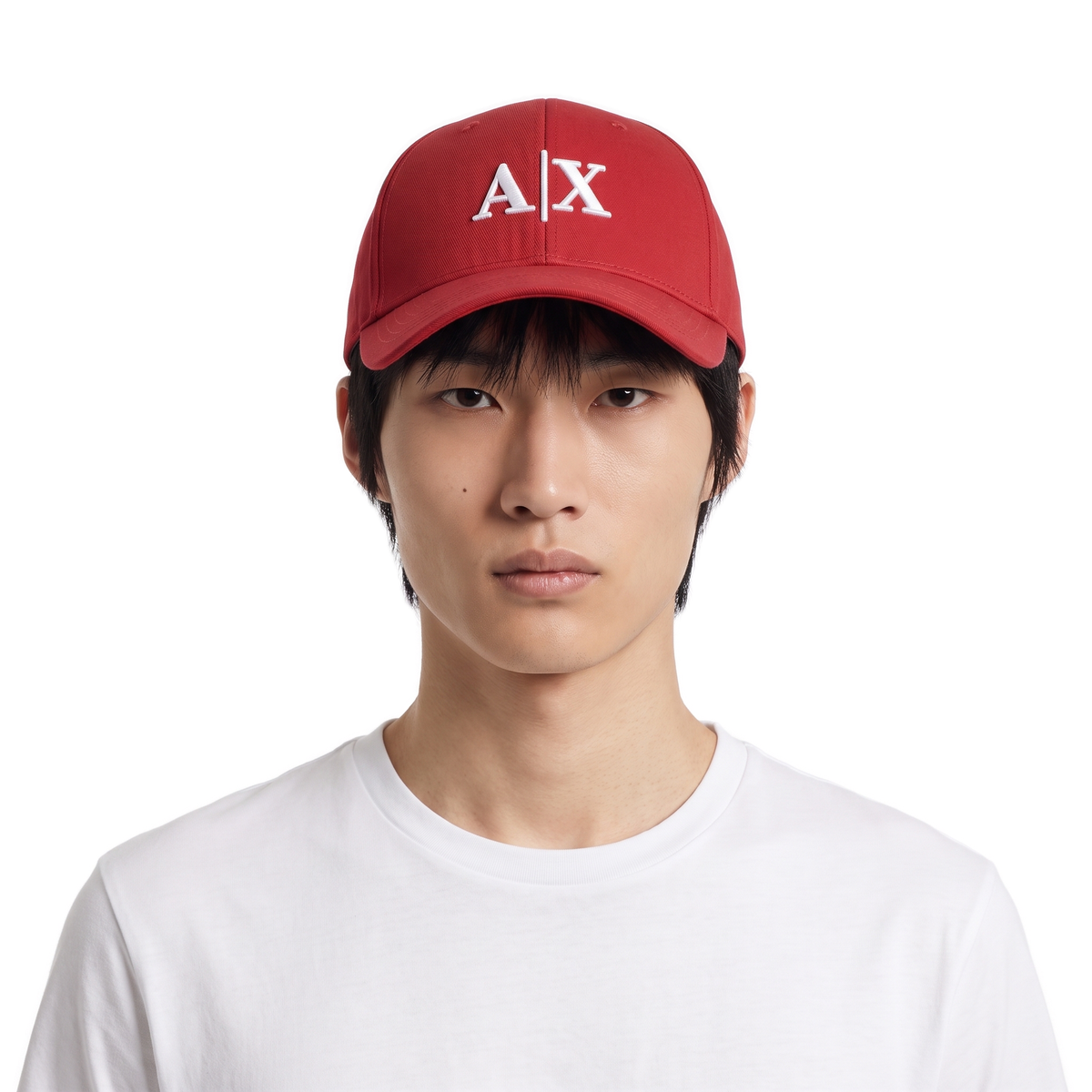 Armani Exchange Cap — model photo