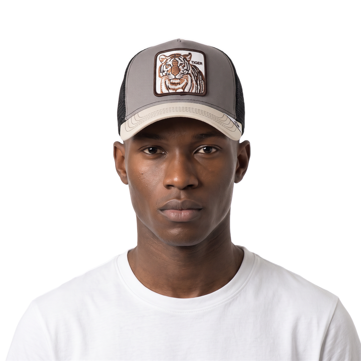 Tiger Cap — model photo
