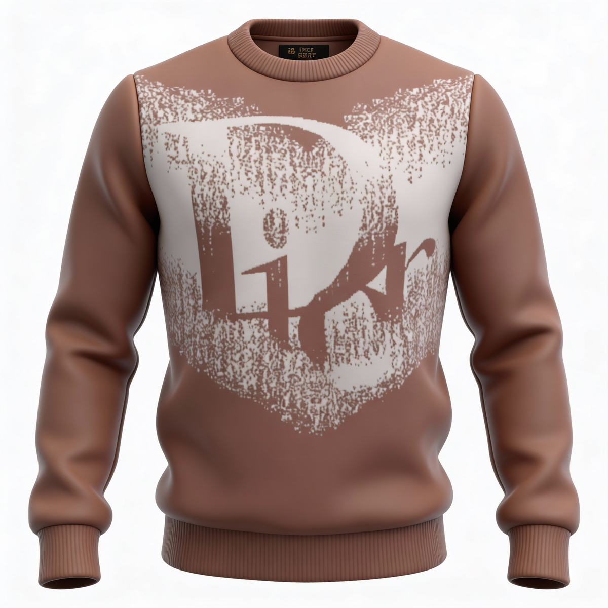 Dior brown logo graphic pullover