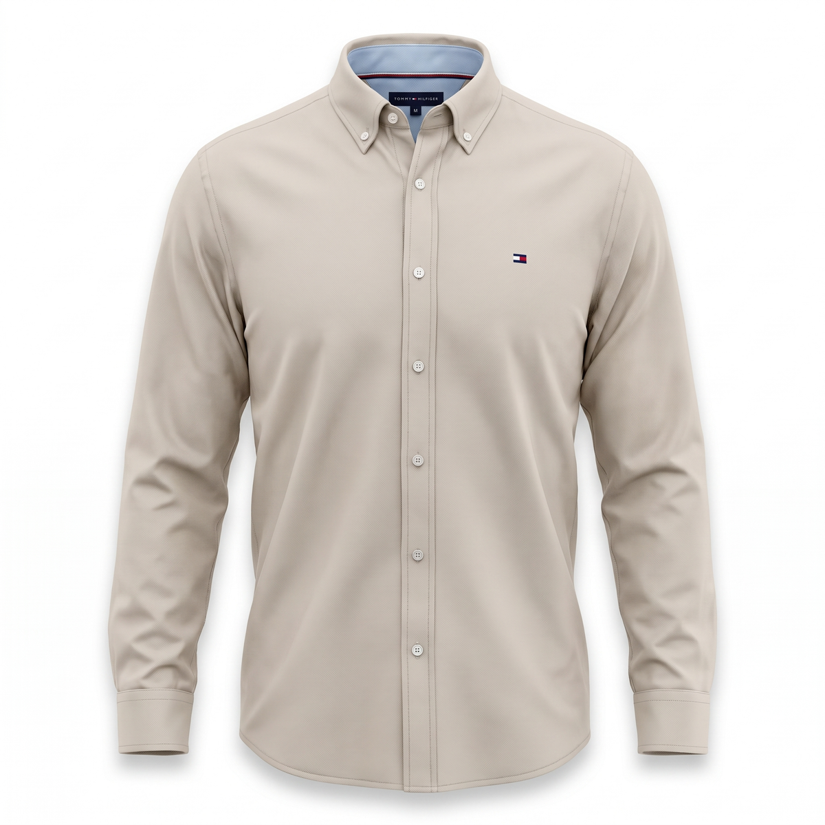 Tommy Hilfiger beige oxford shirt